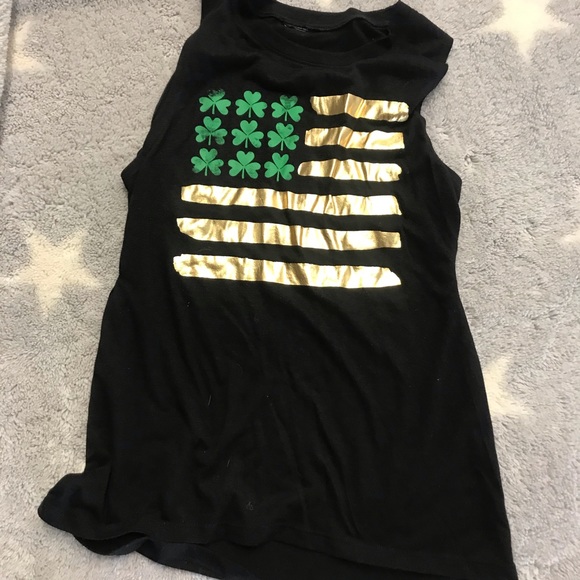 Irish Flag Lucky Charm Clover Tank - Picture 2 of 2